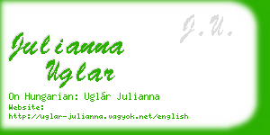 julianna uglar business card