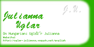 julianna uglar business card